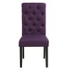 NicBex Set of 2 Classic Tufted Solid Wood Dining Chair with High Back,Velvet Upholstered Armless Chairs for Kitchen,Living Room - 3 of 4