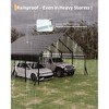 20x20 FT Heavy Duty Metal Carport Kit, Reinforced Frame with Anchors for Trucks, Boats100MPH Wind & 35PSF Snow Rating - 4 of 4
