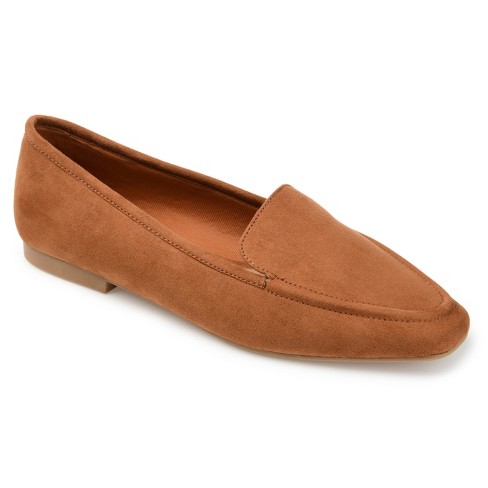 Journee Collection Womens Lucie Tru Comfort Foam Slip On Almond Toe Loafer  Flats : Target