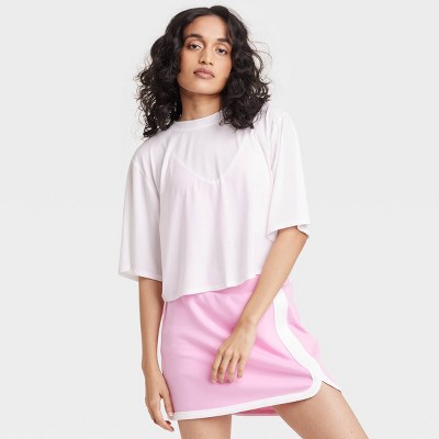 Women's Boxy Cropped Short Sleeve Top - JoyLab™