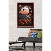 Trends International MLB Baltimore Orioles - Neon Helmet 23 Framed Wall Poster Prints - 2 of 4