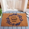 Home Sweet Home Coir DMTS240 Hand Tufted Indoor/Outdoor Door Mat - Natural - 1'-11" x 3' - Safavieh - 2 of 2