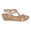 GC Shoes Dua Embellished Slingback Wedge Sandals - 2 of 4