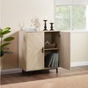 CENGHU Storage Cabinet with 2 Doors, Modern Buffet Sideboard Cabinet, Wood Grain Decoratio Cabinet with for Bedroom, Living Room, Kitchen, Enterway - 3 of 4