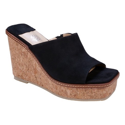 Black wedge shoes store target