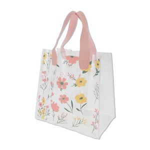 Unique Bargains Floral Reusable Gift Bag 1 Pc - 1 of 4