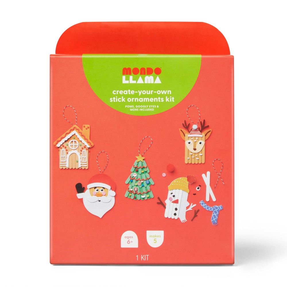 Craft Stick Character Kit - Mondo Llama And Create Your Own   Not Refundable 