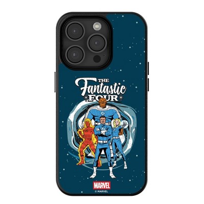 Keyscaper Marvel Fantastic 4 Badge MagSafe Compatible Cell Phone Case for Apple iPhone