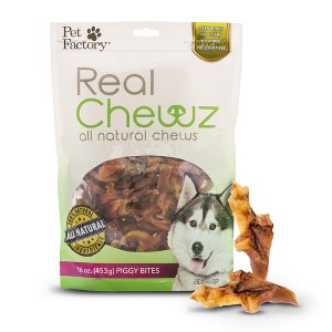 Pet Factory Real Chewz Piggy Bites - 16oz - 1 of 4