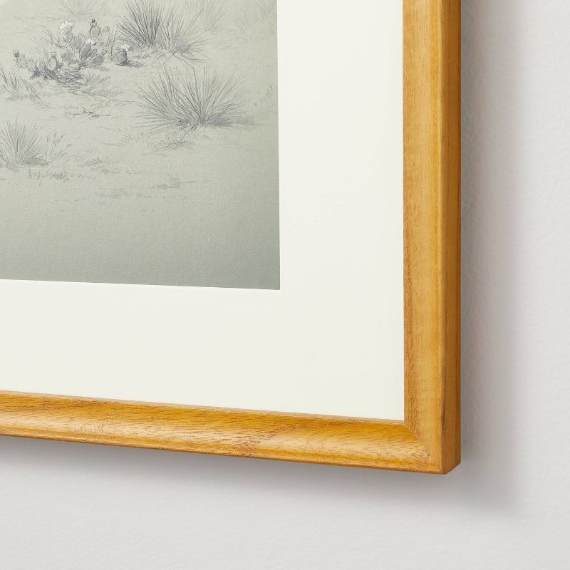 12&#34;x16&#34; Desert Sketch Framed Wall Art Cream/Gray - Hearth &#38; Hand&#8482; with Magnolia, 4 of 7