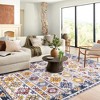 Washable Rug Boho Distressed Rug Stain Resistant Moroccan Accent Carpet - 3 of 4