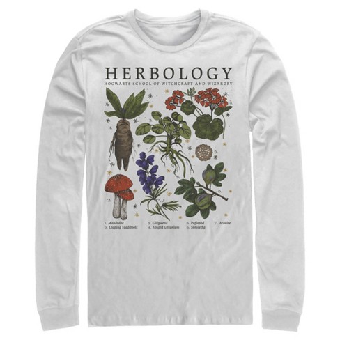 Men's Harry Potter Hogwarts Herbology Long Sleeve Shirt - image 1 of 4