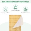 Unique Bargains Self Adhesive Realistic Wood Grain Durable Multi Use Masking Tape 1 Pc - 4 of 4