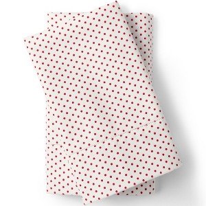 Lands' End Luxe Flannel Printed Pillowcases - 1 of 3