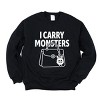 Simply Sage Market I Carry Monsters Purse Sweatshirt - 2 of 4