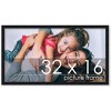 PosterPalooza | 32x16 Wood Frame with UV Acrylic, 6 Finishes: Black, White, Bronze, Silver, Wood, Mahogany - 2 of 4