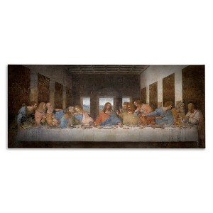 Stupell Industries Last Supper Religious Classical Painting, 24" x 10" - 1 of 4