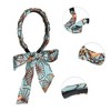 Unique Bargains Women's Fashion Retro Satin Cross Knotted Fabric Headband 4.72" ID Blue 1 Pc - 2 of 4