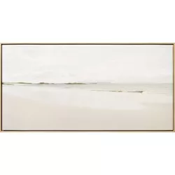 47" x 24" Blush Beach Framed Canvas - Threshold™