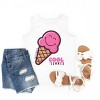 The Juniper Shop SmileyWorld Cool Summer Ice Cream Pink Youth Tank Top - 2 of 4