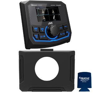 Stinger SPXRZRDASH 2014-2018 (19 CLASSIC) POLARIS RZR UNIVERSAL 3" GAUGE DASH KIT and JVC KC-MR1BTS Waterproof Radio - 1 of 4