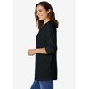 Woman Within Three-Quarter Sleeve Thermal Sweatshirt - 4 of 4