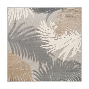 World Rug Gallery Tropical Floral Indoor/Outdoor Area Rug - 1 of 4