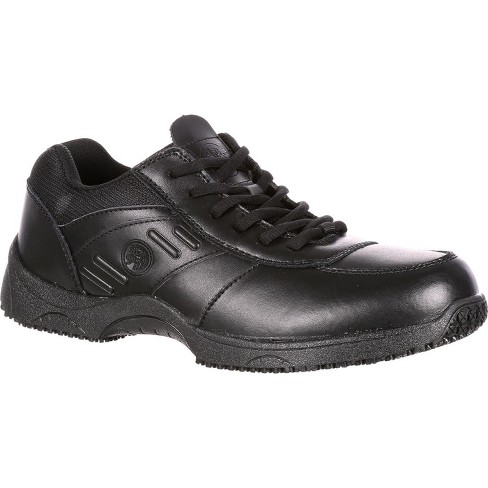 Men s Slipgrips Stride Slip resistant Work Athletic Shoe Sg7020 Black Size 7.5 wide Target