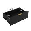 SKRAN Modern Large 6 Drawer Dresser, Chest of Drawer With Gold Handle, Bedroom Storage Drawer Organizer For Living Room, Entryway And TV Stand, Black - 4 of 4