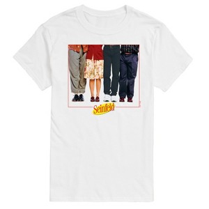 Men's Seinfeld Character Legs Short Sleeve Graphic T-Shirt - White - X-Large - 1 of 4