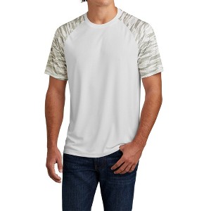 Mafoose Men's Drift Camo Colorblock Moisture-Wicking Short Sleeve T-shirt with UV Protection - 1 of 4