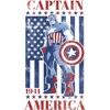 Men's Marvel Captain America Flag 1941 Long Sleeve Shirt - 2 of 4