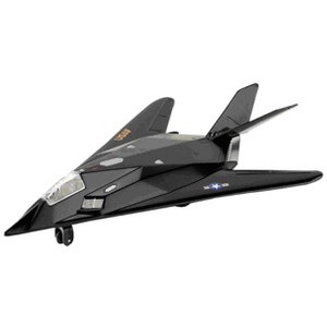 🛦 Playmaker Toys - United States Air Force F-117 Nighthawk Stealth Strike Fighter Jet 8 Inch Pullback Action Die Cast Metal Model Toy Plane - 1 of 1