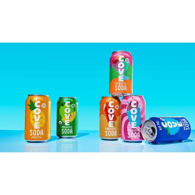 Cove Blue Razz Prebiotic Soda - 12 fl oz Can