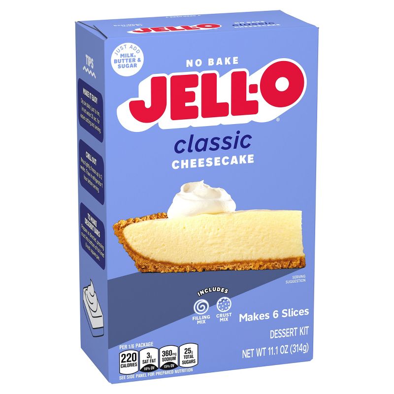 Jell-O No Bake Real Cheesecake Dessert - 11.1oz, 4 of 12