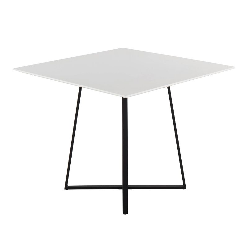 36" Cosmo Square Dining Table Glass - LumiSource, 3 of 9