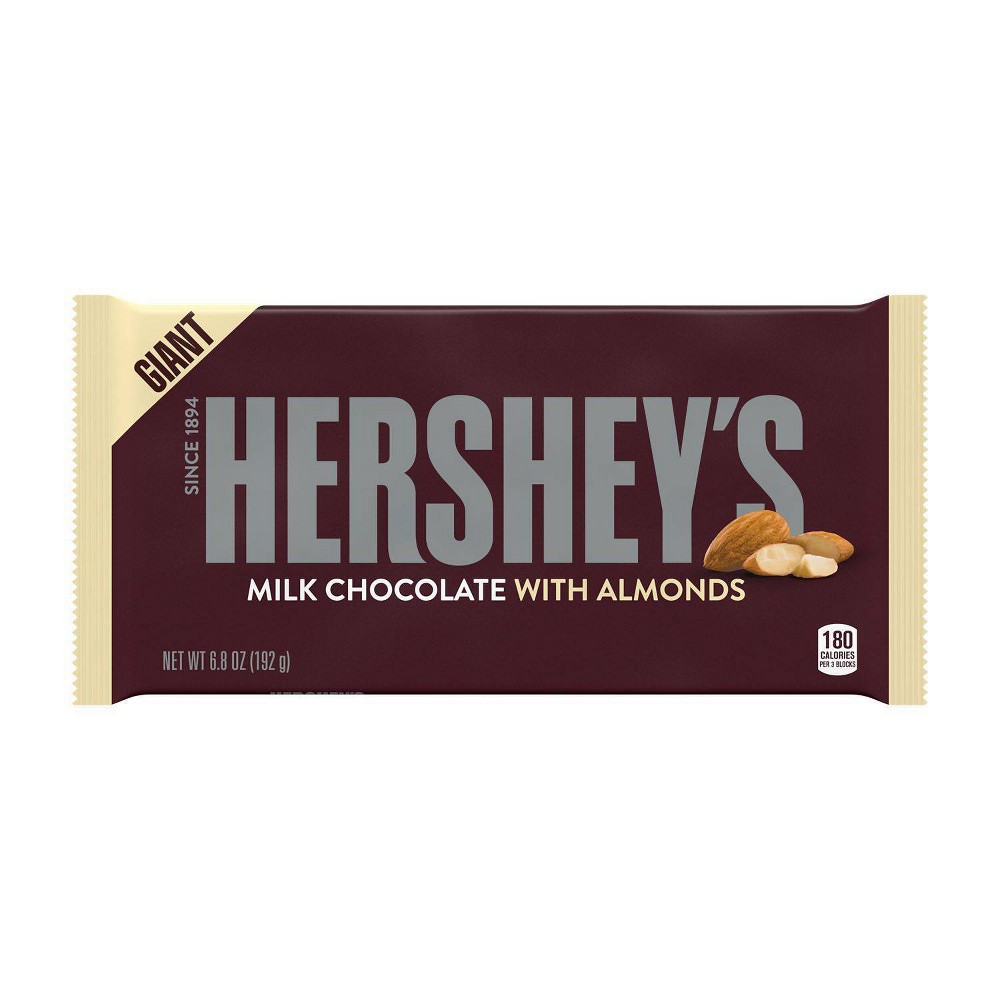 UPC 034000191413 product image for Hershey's Milk with Almond Family Giant Bar - 6.8oz | upcitemdb.com