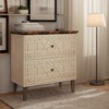 Hommoo Wood File Cabinet, 2-Drawer Filing Cabinet Storage Cabinet - 3 of 4