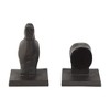 HomeRoots Set of Two 7" Black Cast Iron Horse Decorative Bookends - 4 of 4