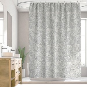 The Lakeside Collection Cotton Duck Paisley Shower Curtain - 1 of 1