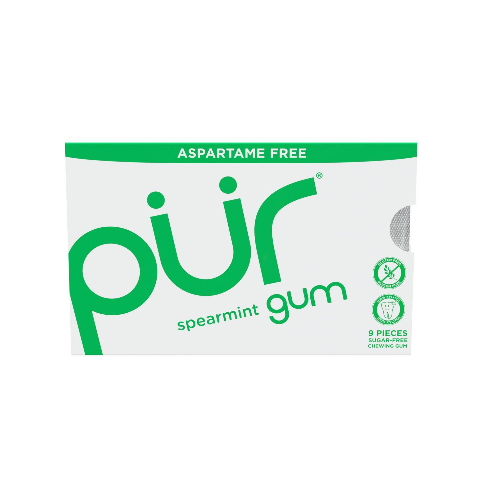 PUR Gum Spearmint - 9pc