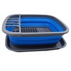 SAMMART 8L (2.11Gallons) Collapsible Dish Drainer with Drainer Board, Grey/Steel Blue - image 2 of 4