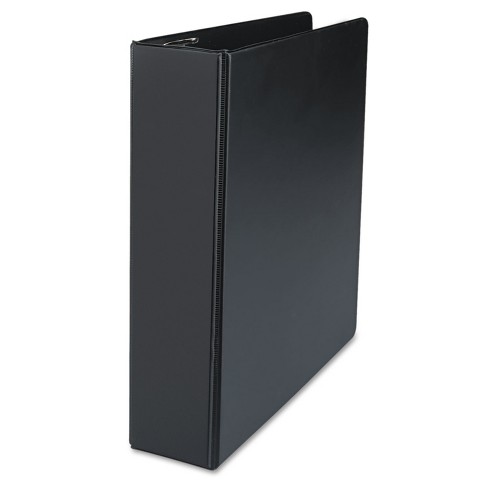 Classic Collection Ring Binder Portfolio 8-1/2 x 11 1-1/2in Cap Black 