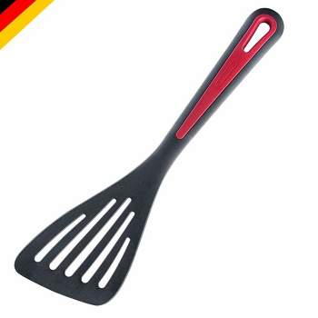 2 Pieces Silicone Spatula Omelet Spatula Pancake Spatula Heat Resistant  Pancake Spatula Non-Stick Grilling Spatula for Cooking Burger Pizza, Red,  Black