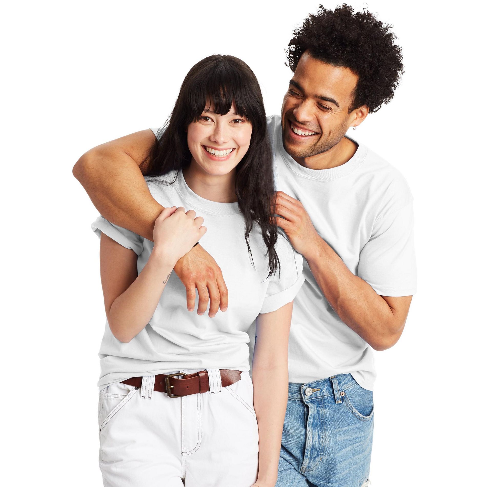Hanes Beefy-T Men's Heavyweight Cotton T-Shirt, Value 2-Pack (Big & Tall Sizes)