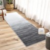 Washable Modern Ombre Soft Non Slip Area Rugs for Living Room Bedroom, Large Low Pile Floor Carpet for Dining Room - 2 of 4