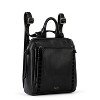 The Sak Women's Loyola Mini Convertible Backpack in Leather, Black II, One Size - 3 of 4