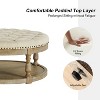 Illyria 36" Wide Transitional Tufted Round Cocktail Ottoman with Storage and Nailhead Trims for Bedroom and Living Room | ARTFUL LIVING DESIGN - 4 of 4