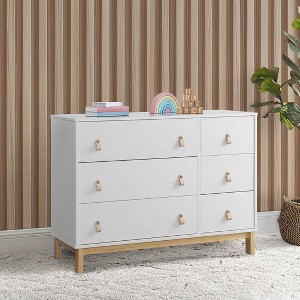 babyGap by Delta Children Legacy 6 Drawer Dresser with Leather Pulls and Interlocking Drawers - 1 of 4