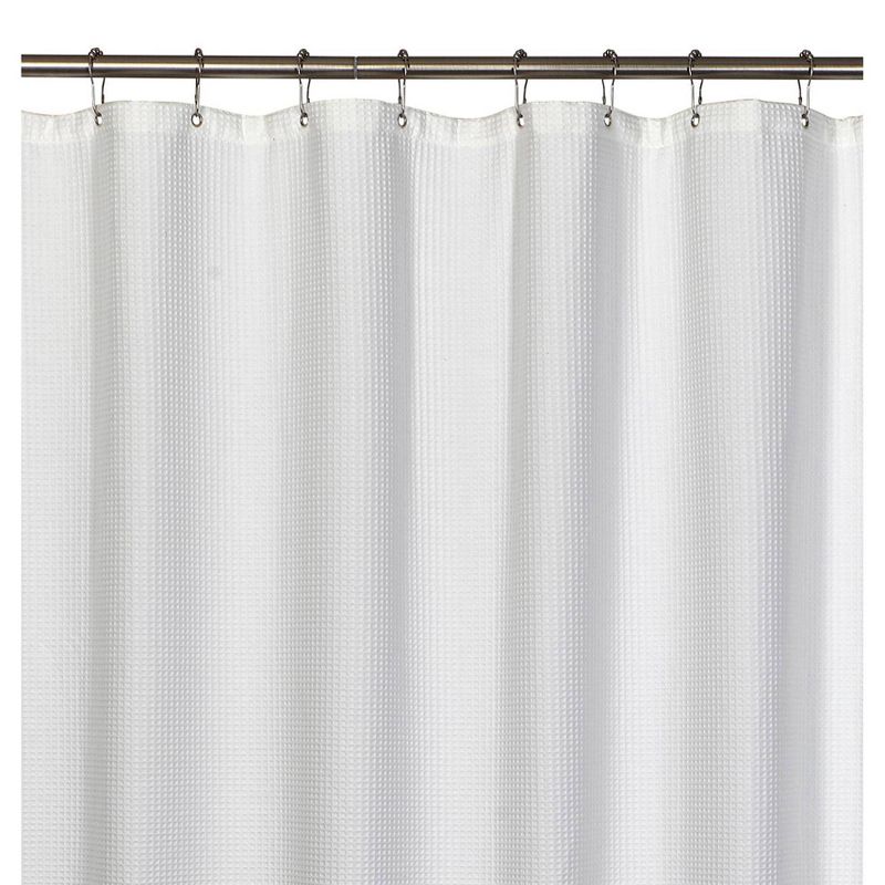 Quaker Waffle Shower Curtain White - Moda at Home, 5 of 6